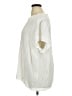 Rose + Olive 100% Rayon Ivory Short Sleeve Blouse Size 1X - photo 5