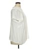 Rose + Olive 100% Rayon Ivory Short Sleeve Blouse Size 1X - photo 4