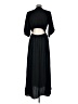 Gap 100% Polyester Black Casual Dress Size M (tall) - photo 2