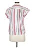 Old Navy Stripes Pink Short Sleeve Blouse Size M - photo 2