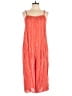 Anthropologie 100% Rayon Stars Orange Jumpsuit Size L - photo 1