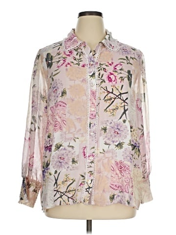 Cynthia Rowley TJX 3/4 Sleeve Blouse (view 1)