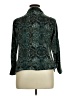 Cj Banks Teal Long Sleeve Blouse Size 0X - photo 2