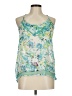 Bongo 100% Polyester Green Sleeveless Blouse Size M - photo 1