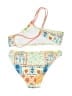 Zara Print Yellow Two Piece Swimsuit Size 6 - 7 - photo 2