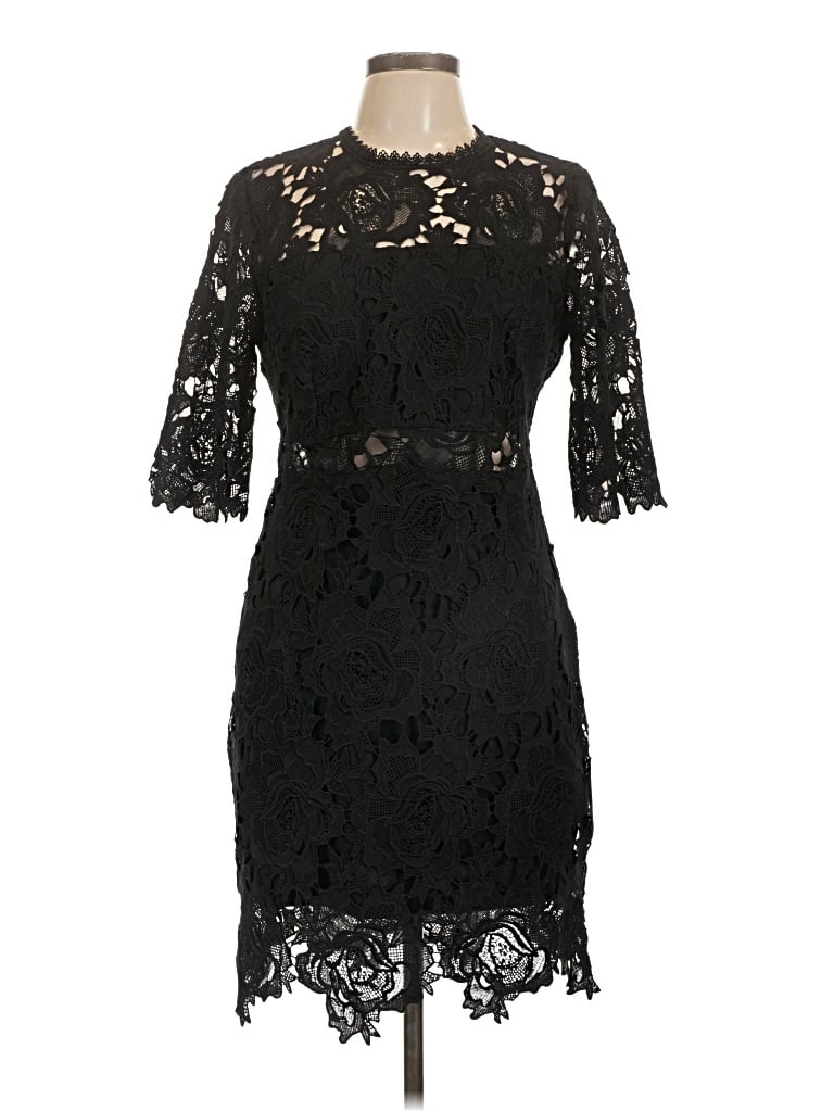 Pre-owned Lulus Cocktail Dress In Black