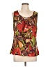 Womyn Red Sleeveless Blouse Size L - photo 1