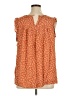 Fun2Fun Orange Sleeveless Blouse Size 1X - photo 2