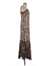 Guess 100% Polyester Paisley Brown Casual Dress Size S - photo 4
