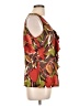 Womyn Red Sleeveless Blouse Size L - photo 4