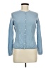 Sutton Studio 100% Merino Blue Wool Cardigan Size M - photo 1