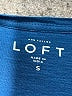 Ann Taylor LOFT Blue Sleeveless Blouse Size S - photo 7