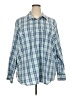 Ridgecut Plaid Blue Long Sleeve Button-Down Shirt Size 3X - photo 1