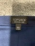Topshop 100% Polyester Solid Blue Formal Skirt Size 6 - photo 4