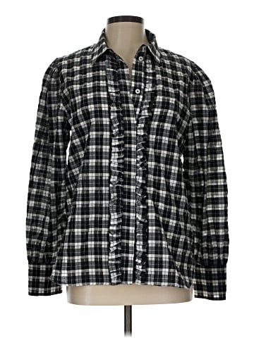 Ganni Long Sleeve Blouse (view 1)
