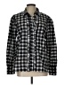 Ganni Plaid Black Long Sleeve Blouse Size EU 42 / US 12 - photo 1
