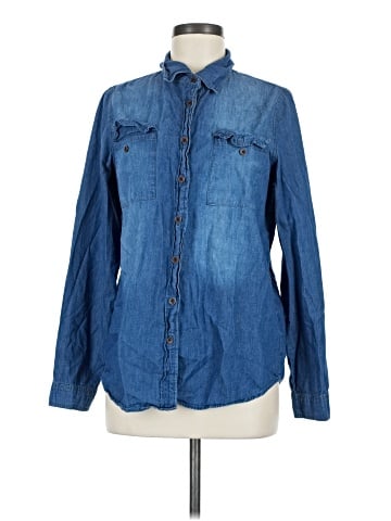 Unbranded Long Sleeve Button-Down Shirt (view 1)