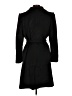 Karl Lagerfeld Paris Black Wool Coat Size L - photo 2