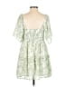 Justify 100% Polyester Green Casual Dress Size XS - photo 2