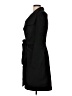 Karl Lagerfeld Paris Black Wool Coat Size L - photo 5