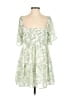 Justify 100% Polyester Green Casual Dress Size XS - photo 1