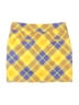 LoudMouth Argyle Yellow Skort Size 2 - photo 2