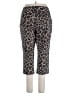 Worthington Animal Print Brown Casual Pants Size 18 - photo 2