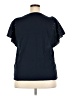 Ann Taylor LOFT Blue Short Sleeve Top Size XXL - photo 2