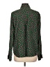 Boden 100% Silk Polka Dots Green Blouse Size 12 - photo 2