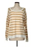 NYDJ Stripes Yellow Pullover Sweater Size L - photo 1