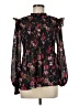 Ted Baker London 100% Polyester Black Long Sleeve Blouse Size 6 (2) - photo 1