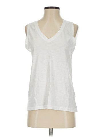 Madewell Whisper Cotton V-Neck Tank (view 1)