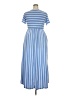 Nemidor 100% Polyester Stripes Blue Casual Dress Size 2X - photo 2