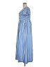 Nemidor 100% Polyester Stripes Blue Casual Dress Size 2X - photo 5