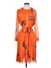 J. Peterman Orange Cocktail Dress Size 2 - photo 1