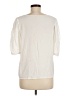 Only 100% Viscose Ivory 3/4 Sleeve Blouse Size M - photo 2
