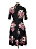 Gilli Floral Black Cocktail Dress Size 1X - photo 2