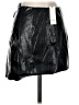 Francesca's 100% Polyester Black Faux Leather Skirt Size S - photo 2