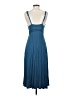 Natori Solid Blue Casual Dress Size S - photo 2