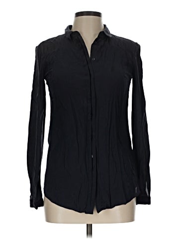 Jigsaw Long Sleeve Silk Top (view 1)