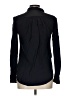 Jigsaw 100% Silk Black Long Sleeve Silk Top Size 10 - photo 2