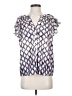 Rails Blue Short Sleeve Blouse Size S - photo 1
