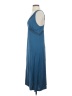 Natori Solid Blue Casual Dress Size S - photo 5