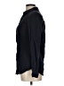 Jigsaw 100% Silk Black Long Sleeve Silk Top Size 10 - photo 5