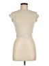 Bershka Ivory Sleeveless T-Shirt Size M - photo 1