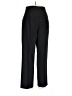 Larry Levine 100% Polyester Solid Black Dress Pants Size 8 - photo 1
