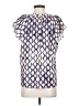 Rails Blue Short Sleeve Blouse Size S - photo 2