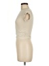 Bershka Ivory Sleeveless T-Shirt Size M - photo 5