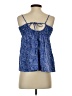 Open Edit 100% Elastic Blue Sleeveless Blouse Size XS - photo 2
