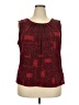 Calvin Klein Red Sleeveless Blouse Size 2X - photo 1